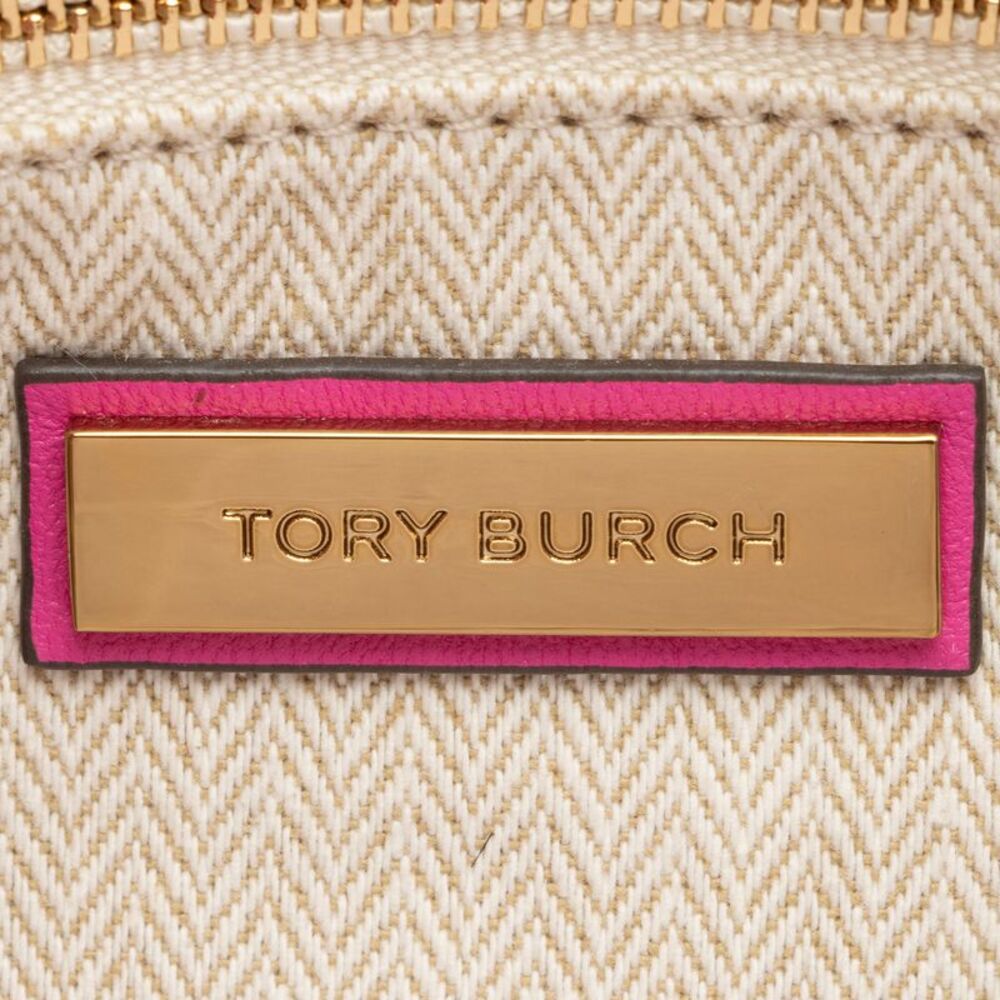 Tory Burch Chevron Leather Kira Top Handle - Picture 7 of 15